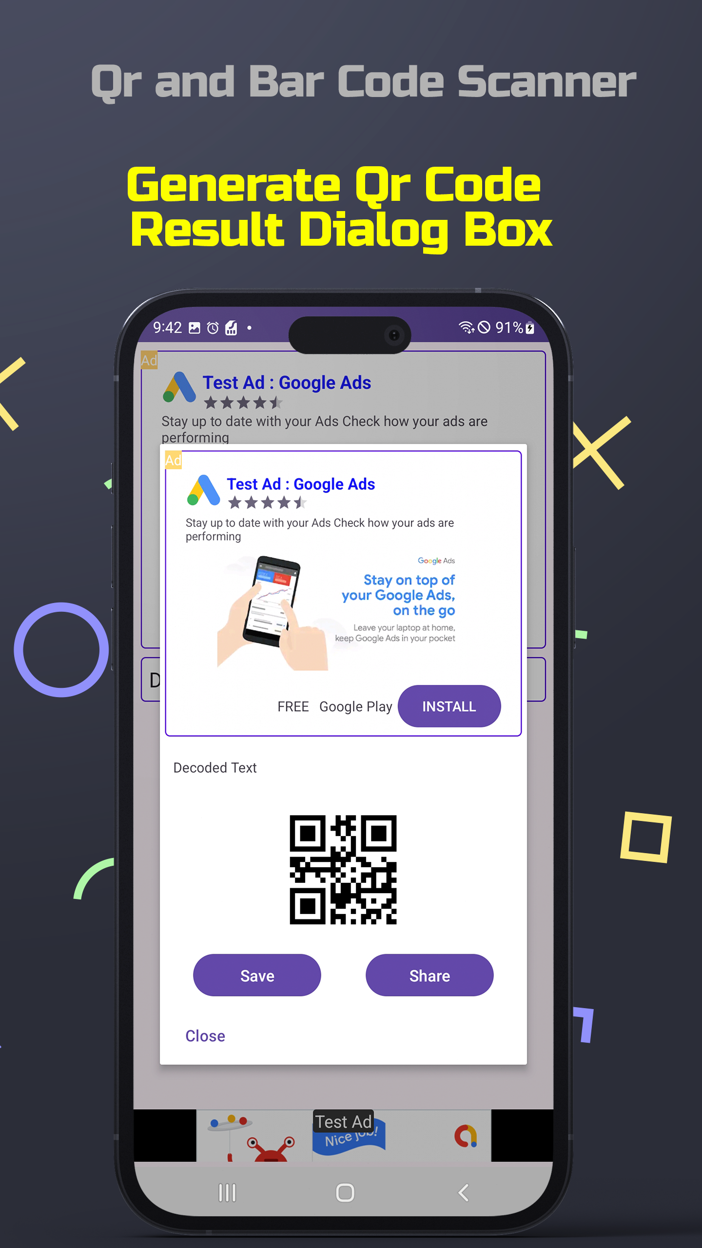 Qr code generator pro advanced qr code scannerand barcode scanner